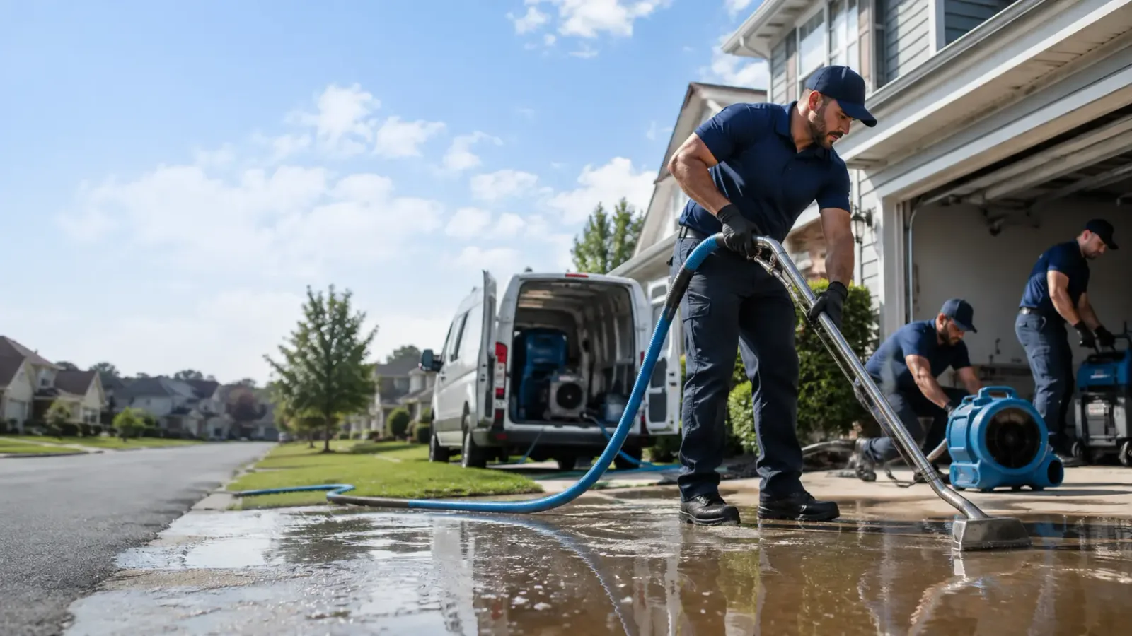 Flood Damage Restoration in West Olive, MI